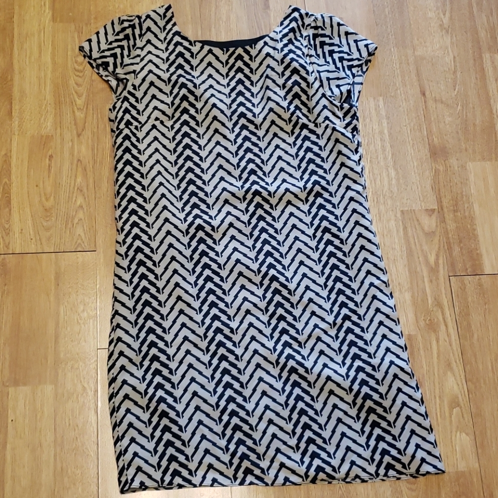 Emmelee Chevron shift dress sz med